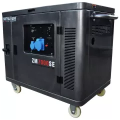 Бензиновый генератор Mitsui Power ZM 7000 SE в кожухе