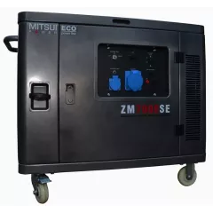 Бензиновый генератор Mitsui Power ZM 7000 SE в кожухе с АВР