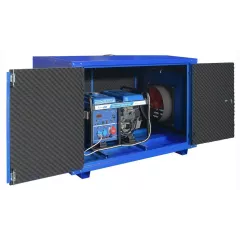 Бензиновый генератор ТСС SGG 16000EH3LA в кожухе с АВР