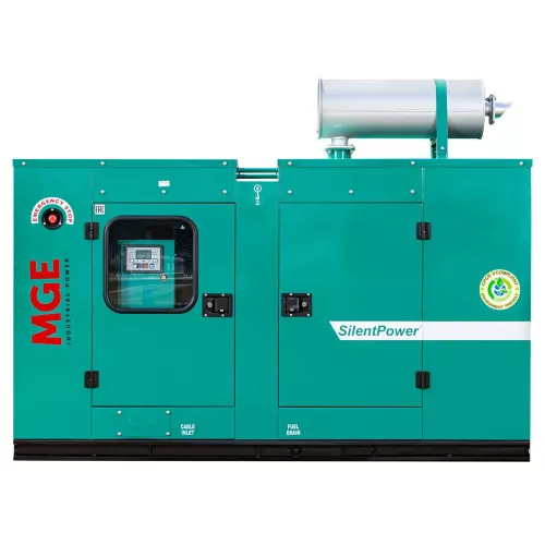 Дизельный генератор MGE P640CS в кожухе