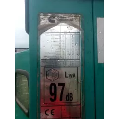 БУ дизельный генератор Cummins C80D5 в кожухе