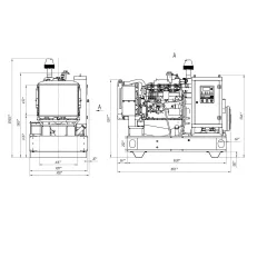 Дизельный генератор ПСМ АД-20 в контейнере