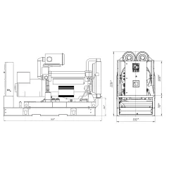Дизельный генератор ПСМ АД-315 (ЯМЗ-8503.10)