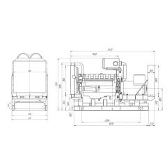 Дизельный генератор ПСМ АД-350 в контейнере