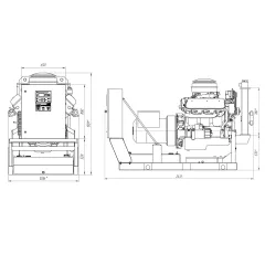 Дизельный генератор ПСМ АД-60 (ЯМЗ) с АВР