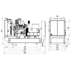 Дизельный генератор ПСМ ADDo-400 в контейнере
