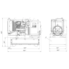 Дизельный генератор ПСМ ADP-80 с АВР