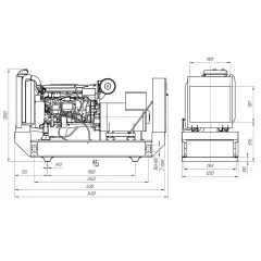 Дизельный генератор ПСМ ADV-300 с АВР