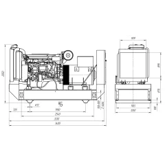 Дизельный генератор ПСМ ADV-360 с АВР