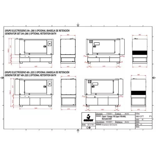 Дизельный генератор Gesan DPBS 45 E