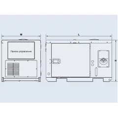 Дизельный генератор Yanmar EG 100i-5B c АВР