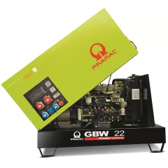 Дизельный генератор Pramac GBW 22 Y в кожухе с АВР