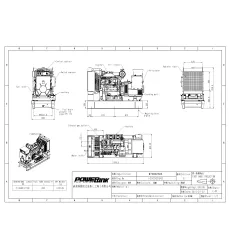 Дизельный генератор PowerLink GMS100C в контейнере