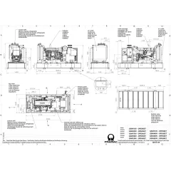 Дизельный генератор Pramac GSW 330 V в контейнере с АВР