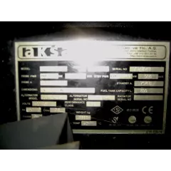 БУ дизельный генератор Aksa AC-550 в контейнере