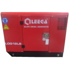 Дизельный генератор Leega LDG12 LS 3 фазы в кожухе с АВР