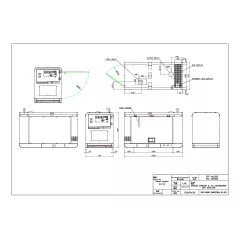 Дизельный генератор Toyo TG-19TBS с АВР