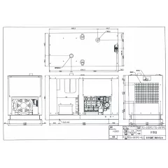 Дизельный генератор Toyo TG-21SPC с АВР