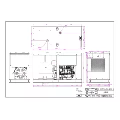 Дизельный генератор Toyo TG-40TPC с АВР