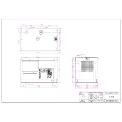 Дизельный генератор Toyo TKV-11SPC с АВР