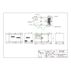 Дизельный генератор Toyo TKV-15SBS с АВР