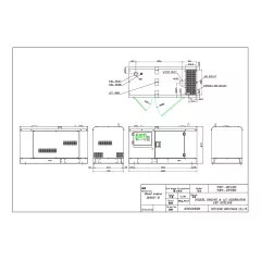 Дизельный генератор Toyo TKV-20SBS с АВР