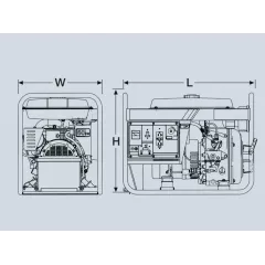 Дизельный генератор Yanmar YDG 2700 N-5EB2 electric