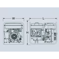 Дизельный генератор Yanmar YDG 3700 N-5EB2 electric с АВР