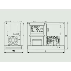 Дизельный генератор Yanmar YEG 150 DTHS-5B
