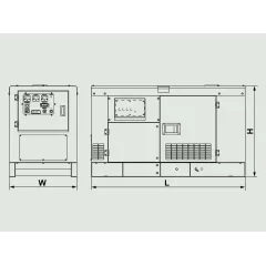 Дизельный генератор Yanmar YEG 230 DTLS-5B
